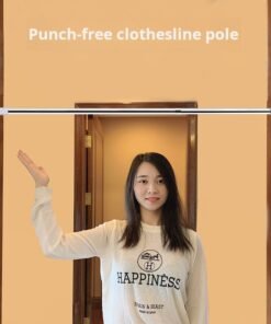 Stainless Steel Telescopic Rod | Drill-Free Adjustable Rod for Clothes, Curtains & Shower